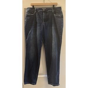 Kut From The Kloth Reese Fab Ab Ankle Straight Leg Jeans Womens 16W Dark Wash